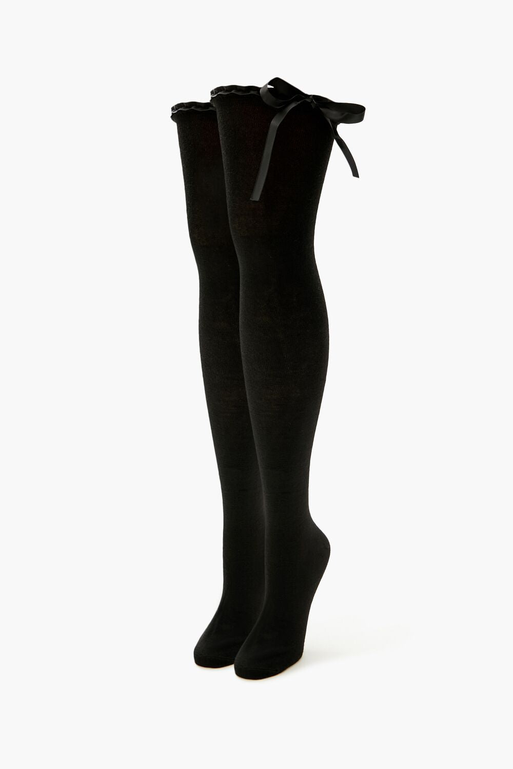 Bow Over-the-Knee Socks - Forever 21