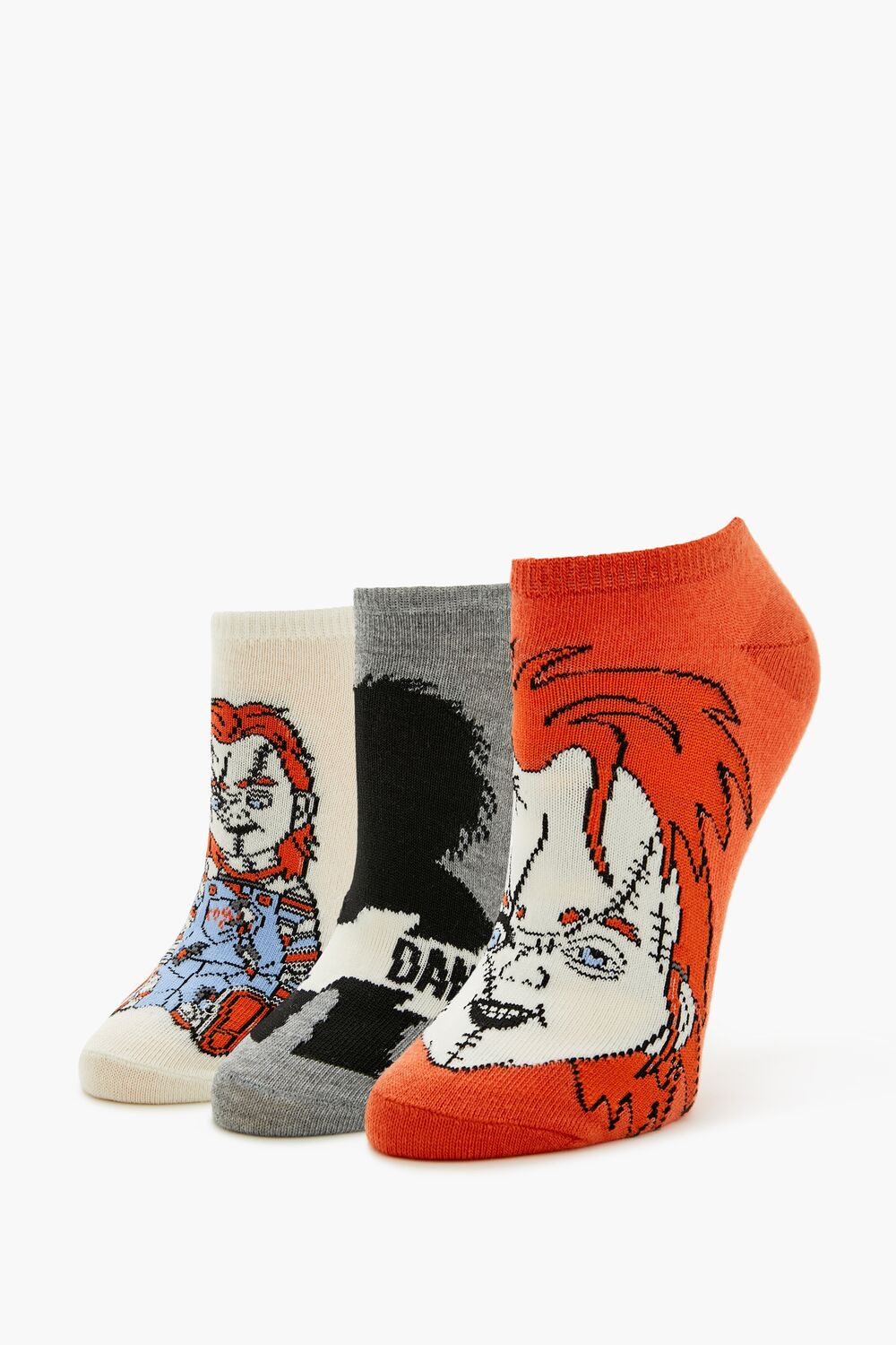 Chucky Ankle Socks Set - 3 pack - Forever 21