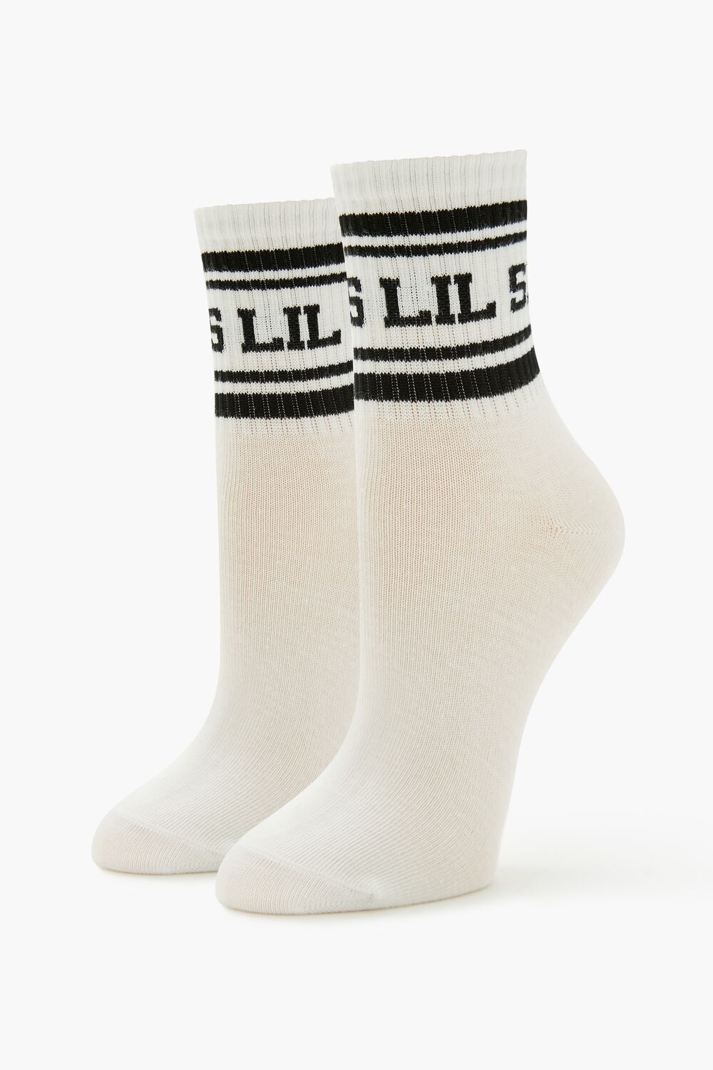 Big Sis Lil Sis Crew Socks Set - 2 pack - Forever 21
