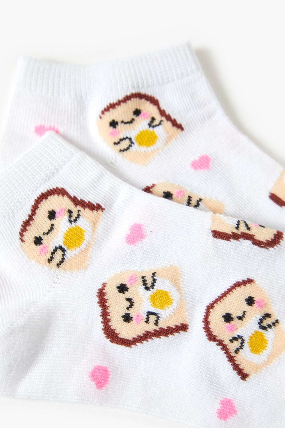 Egg Toast Print Ankle Socks - Forever 21