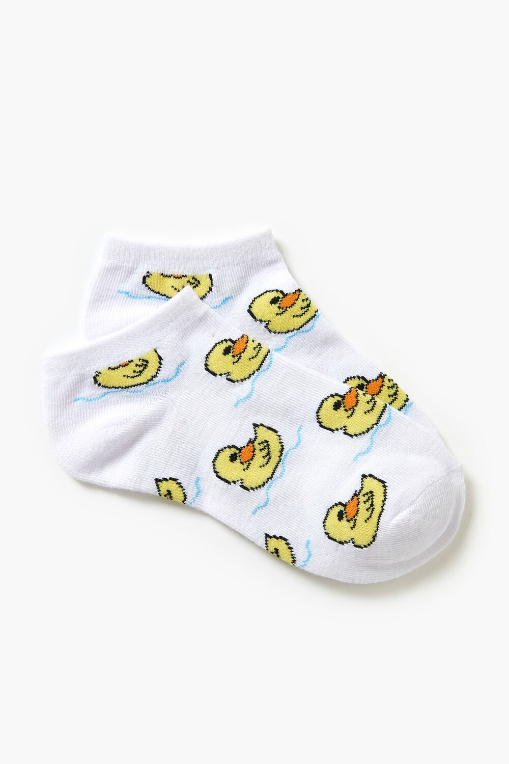 Duck Print Ankle Socks - Forever 21
