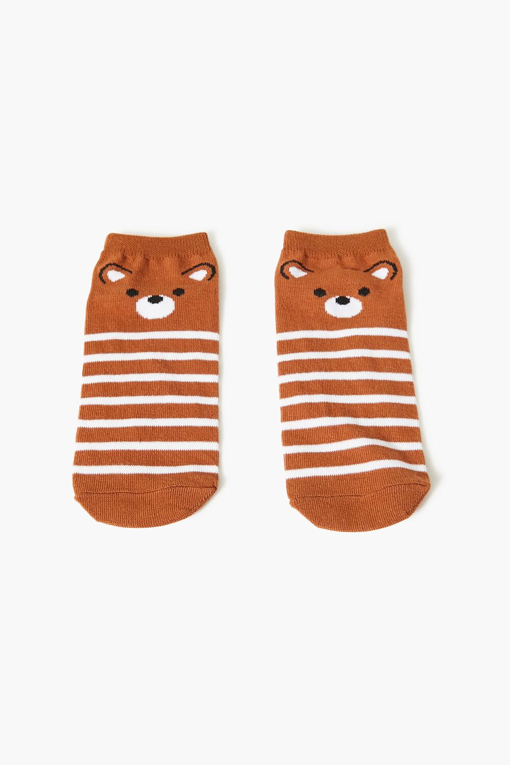Bear Face Ankle Socks - Forever 21