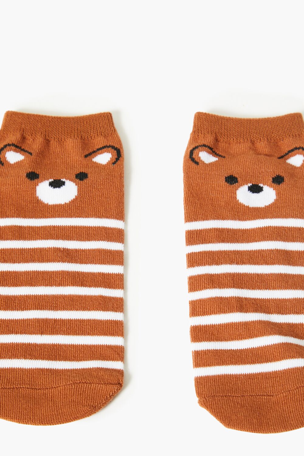 Bear Face Ankle Socks - Forever 21