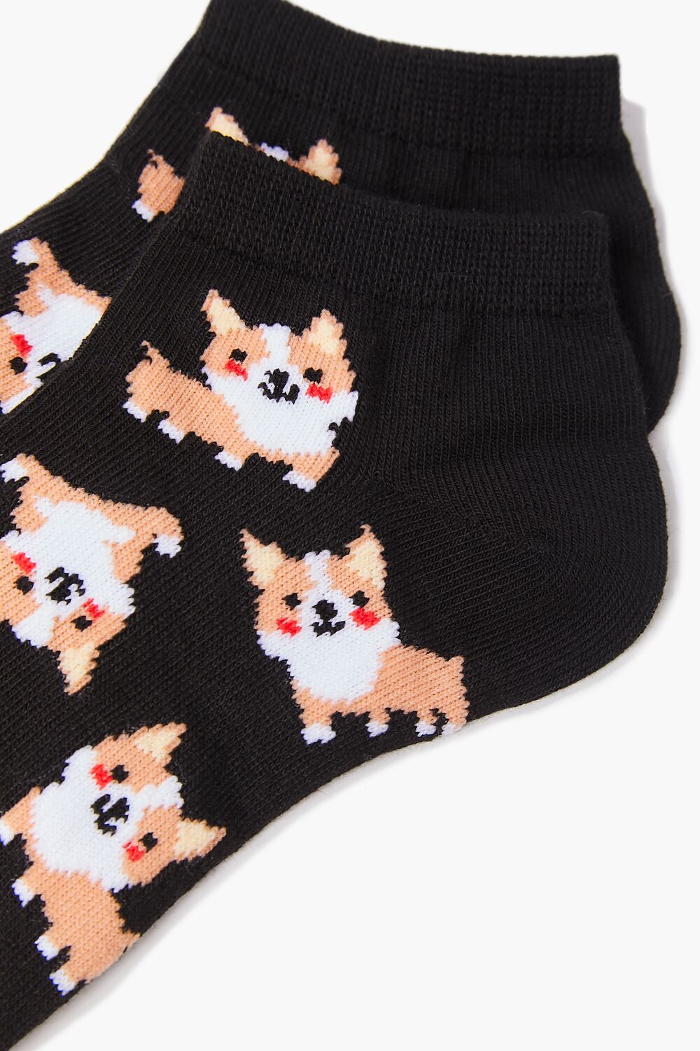 Corgi Print Ankle Socks - Forever 21