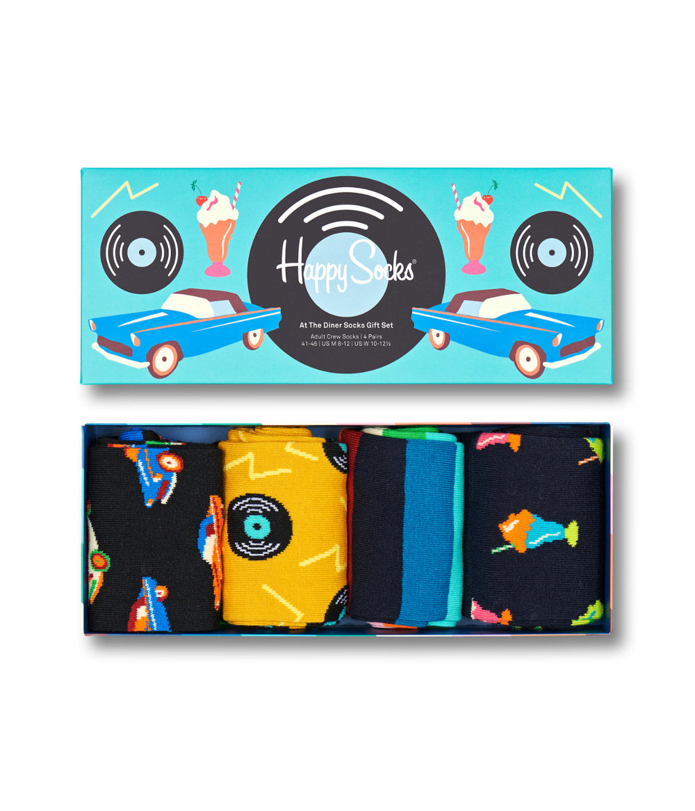 4-Pack At The Diner Socks Gift Set Multi - Forever 21